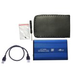 Alliage d'aluminium 2. 5 pouces hdd bo�tier usb 2. 0 vers sata bo�tier de disque dur externe pour 2. ...