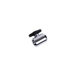 Alphacool eiszapfen robinet watercooling - double embout pour tuyau - valve  bille - 1 / 4  - chrome ...