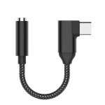 Amplificateur de casque portable, adaptateur usb c  3. 5mm, 90 degrs, pour ipad pro, huawei, samsung ...