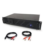 Amplificateur de sonorisation - 2 x 800w - ibiza sound amp1000 - mkii + cable rca + pc
