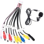 Android autoradio rca sortie cble 20 broches harnais 9 rca mle a femelle audio composite vido audio ...