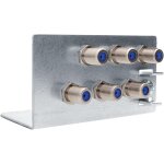 Angle de terre 6 positions pour commutateur satellite, lnb, amplificateur d'antenne, compensation potentielle ...