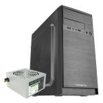 Boitier pc mini tour micro atx anima ac4500 avec alimentation 500w - noir