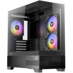 Antec cx500m case microatx nero vetro temperato usb - c argb per pc gaming Antec cx500m case microatx nero vetro temperato usb - c argb per pc gaming