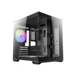 Antec cx60m argb case mini tower micro - atx vetro temperato nero per pc gaming