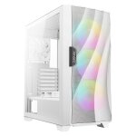 Boitier pc moyen tour atx antec dark fleet df700 flux rgb avec panneau vitr� - blanc