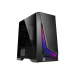 Boitier pc mini tour micro atx antec dark phantom dp301m rgb avec panneau vitr - noir