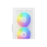 Boitier pc moyen tour atx antec nx410 rgb avec panneau vitré - blanc Boitier pc moyen tour atx antec nx410 rgb avec panneau vitré - blanc