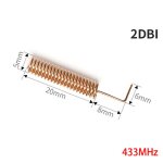 Antenne hélicoïdale à ressort en cuivre pur pour routeur de carte réseau sans fil, récepteur amplificateur ... Antenne hélicoïdale à ressort en cuivre pur pour routeur de carte réseau sans fil, récepteur amplificateur ...