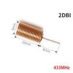 Antenne hélicoïdale à ressort en cuivre pur pour routeur de carte réseau sans fil, récepteur amplificateur ... Antenne hélicoïdale à ressort en cuivre pur pour routeur de carte réseau sans fil, récepteur amplificateur ...