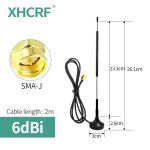 Antenne lora wifi longue porte pour les communications internet, 868 mhz, 915m, 900m, magntique, 868 ...