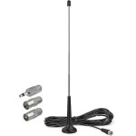 Antenne radio fm dab 75 ohms, fiche f et cble d'extension de 3 mtres