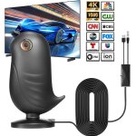 Antenne tv intrieur puissante, 2025 le plus rcent antenne tv intrieur avec amplificateur de signal ...