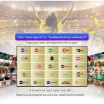 Antenne tv intrieure adhsive - antenne numrique dvb - t2 pour smart tv et dcodeur - cble coaxial ...