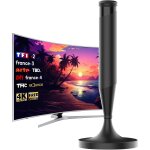 Antenne tv intérieure avec base magnétique - réception 360, compatible 4k uhd et tnt hd, antenne tv omnidirect ... Antenne tv intérieure avec base magnétique - réception 360, compatible 4k uhd et tnt hd, antenne tv omnidirect ...
