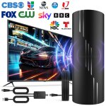 Antenne tv porte de 3000 miles le plus solide pour les canaux locaux avec amplificateur de signal conception ...