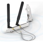 Antenne wifi bi - bande 2, 4 ghz 5, 8 ghz 8dbi rp - sma mâle + câble 25cm de presa micro coassiale 0. ... Antenne wifi bi - bande 2, 4 ghz 5, 8 ghz 8dbi rp - sma mâle + câble 25cm de presa micro coassiale 0. ...