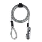 Antivol pour pc portable  nano , cadenas � combinaison � 4 chiffres, acier