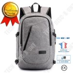 Antivol sac  dos ordinateur portable 15. 6 pouces impermable avec usb charging port sac  dos d'affaires ...