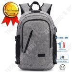 Antivol sac a dos ordinateur portable 15. 6 pouces imperméable avec usb charging port sac a dos d'affaires ... Antivol sac a dos ordinateur portable 15. 6 pouces imperméable avec usb charging port sac a dos d'affaires ...