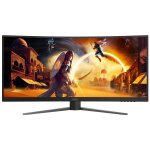 Aoc gaming cu34g4 - ecran led - jeux - incurv� - 34  - 3440 x 1440 uwqhd @ 180 hz - fast va - 2500:1 ...