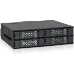 Aoul - backplane cage robuste, rack mobile mtalliqu, botier de rack hot swap pour 4 x ssd ou hdd sata ...