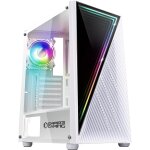 Aoul - botier pc gamer crystal - argb moyenne tour atx, micro atx et itx - faade 3d effet miroir - ...