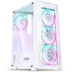 Aoul - boitier pc gamer diamond - argb moyenne tour atx / itx - faade plexiglas et paroi latrale en ...