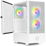 Aoul - boitier pc gamer sapphire - argb moyenne tour atx / micro - atx / itx - porte latrale en verre ...