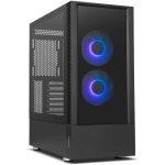 Aoul - hummer nemesis - micro atx ; atx mi - tour, verre tremp avant et latral, ventilateurs argb led ...