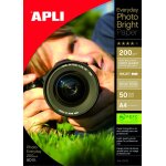 Apli pochette 50 feuilles papier photo bright pefc 210 x 297 mm 200g