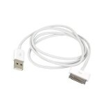Pour apple iphone / 3g / 3gs / 4 / 4s : cable usb blanc type dock synchro et charge Pour apple iphone / 3g / 3gs / 4 / 4s : cable usb blanc type dock synchro et charge