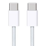 Apple original - 1m cable 60w chargeur cordon tress� usb - c pour adaptateur prise secteur type - c compatible ...