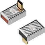 Apt - lot de 2 adaptateurs usb c vers usb3. 1 otg 120 w coudé à 90 10 gbps usb c mâle vers usb 3. 1 femelle ... Apt - lot de 2 adaptateurs usb c vers usb3. 1 otg 120 w coudé à 90 10 gbps usb c mâle vers usb 3. 1 femelle ...