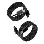 Apt - cable usb c vers usbc cble 25w charge rapide(lot de 2) 2m usb - c mini type c cordon rallonge ...