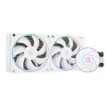 Aqua elite 240 blanc argb v2 refroidisseur d'eau pour processeur, 240 aio 2 ventilateurs tl - s12w pwm, ...