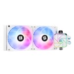 Aqua elite 240 blanc v3 refroidisseur de processeur liquide, double ventilateur pwm argb avec roulement ... Aqua elite 240 blanc v3 refroidisseur de processeur liquide, double ventilateur pwm argb avec roulement ...