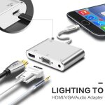 Argent - câble otg pour hdtv 1080p, adaptateur lightning vers vga, audio, vidéo, hdmi, compatible avec ... Argent - câble otg pour hdtv 1080p, adaptateur lightning vers vga, audio, vidéo, hdmi, compatible avec ...