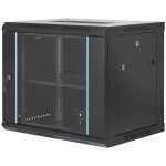 Armoire serveur rseau  montage mural 9u - duoku - botier rack 15, 5 pouces profondeur - charge maximale ...