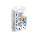 Armor - pack de 4 - noir, jaune, cyan, magenta - cartouche d'encre (quivalent  : brother lc1000bk, ...