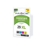 Armor - pack de 4 - noir, jaune, cyan, magenta - cartouche d'encre (quivalent  : epson 29xl ) - pour ...