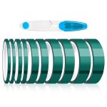 Asfasfq - 10 rouleaux ruban adhsif isolant rsiste chaleur jusqu' 220c ruban de transfert de chaleur ...