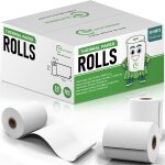 Asfasfq - 50 rouleaux tpe - bobine de papier thermique pour carte bleue - 57x40x12mm longueur xl 15m ... Asfasfq - 50 rouleaux tpe - bobine de papier thermique pour carte bleue - 57x40x12mm longueur xl 15m ...