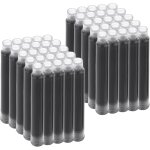 Asfasfq - amaxiu 50 pices cartouches d'encre pour stylo plume noir, diamtre d'alsage de 3. 4 mm recharges ...