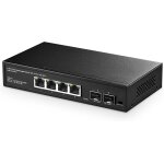 Asfasfq - binardat commutateur 4 ports 2, 5 g avec 2 ports sfp 10 g, 4 ports ethernet rj - 45 2, 5 gigabit, ...