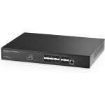 Asfasfq - binardat commutateur gr 12 ports 10 gigabit sfp, prend en charge le module sfp 1g et 10g ...