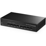 Asfasfq - binardat commutateur gr 8 ports 10 gigabit sfp + , prend en charge le module sfp + 1g / 10g, ...