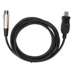 Asfasfq - cble usb xlr, cble de microphone usb vers xlr, adaptateur de cordons de connecteur audio ...