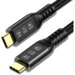 Asfasfq - connbull cable thunderbolt 4 1m, usb c cable supporte transfert de donnes 40gbps / vido 8k@60hz ...