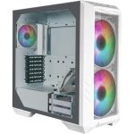 Asfasfq - cooler master haf 500 white botier moyen tour pc, 2 ventilateurs 200mm argb pour flux d'air ...